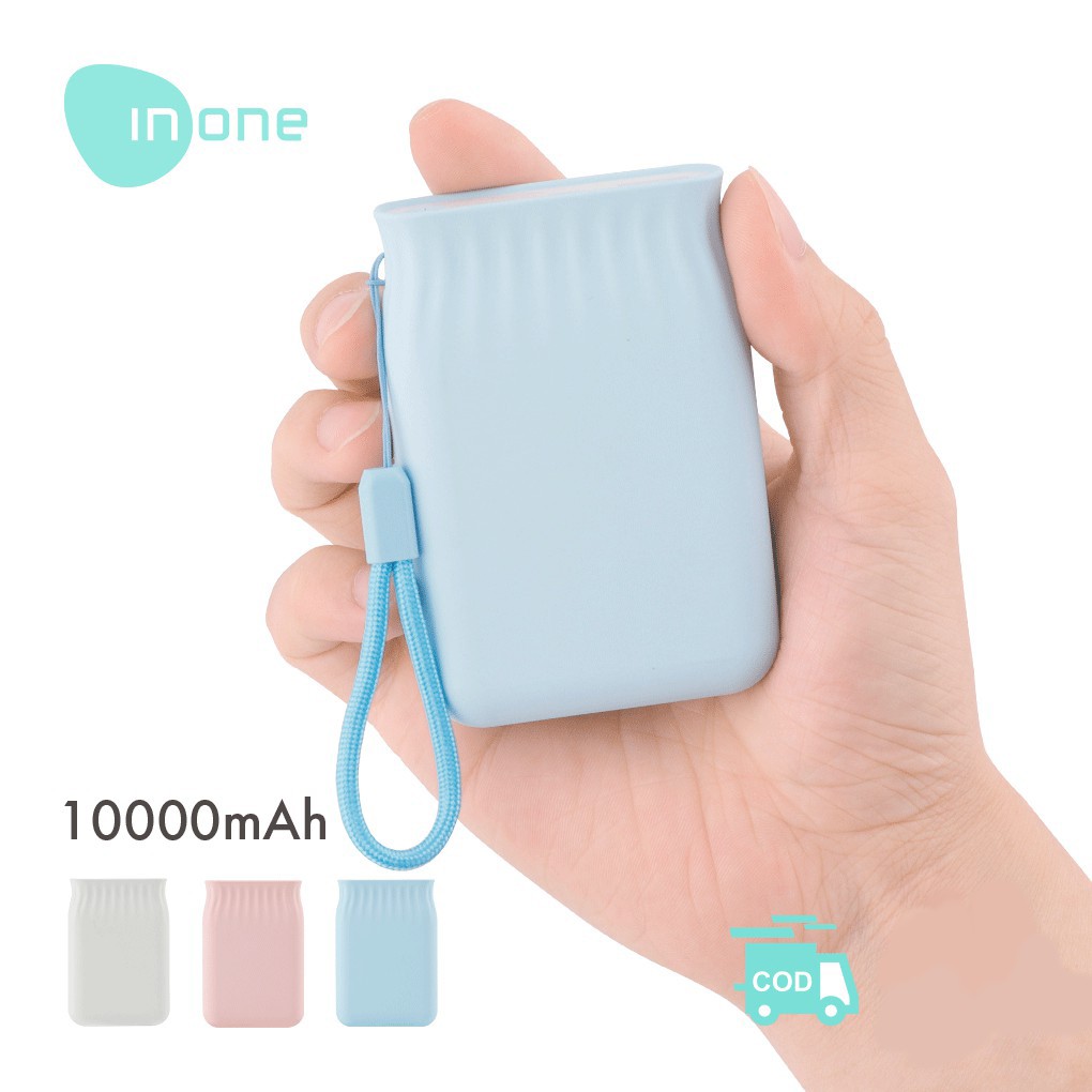 Inone Power Bank 10000mAh Powerbank Dual USB Mini Size P10