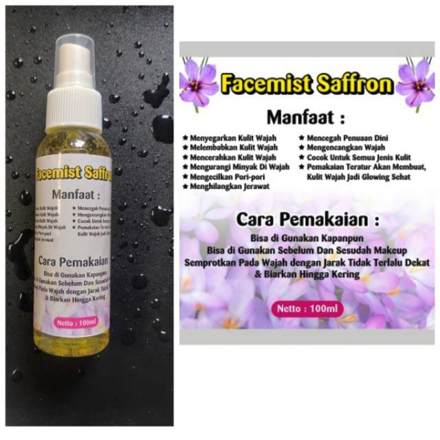 Paket Hemat Facemist Safron Toner Saffron Sabun Saffron Aleya Original Shopee Indonesia