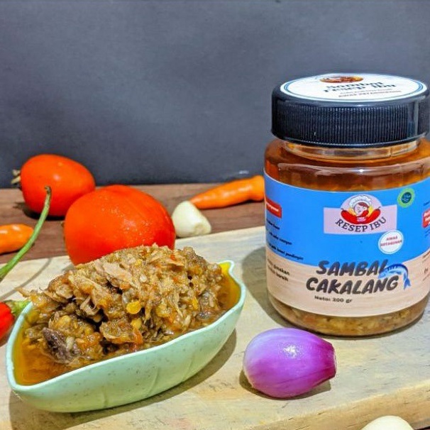 

Sambel Ikan Cakalang Sambal Tongkol nikmat enak Pedas Higenis cap Resep Ibu tanpa pengawet makanan