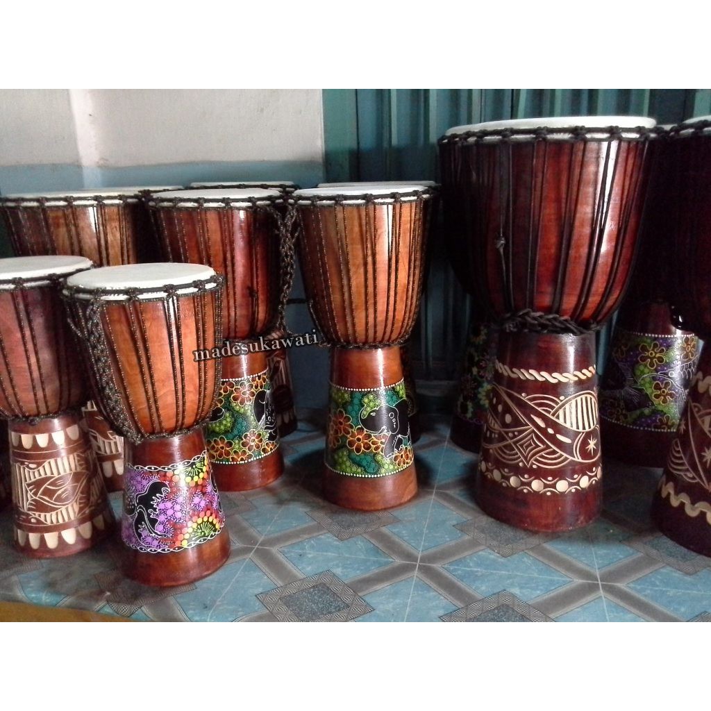 Alat musik Jimbe kendang Djembe bali