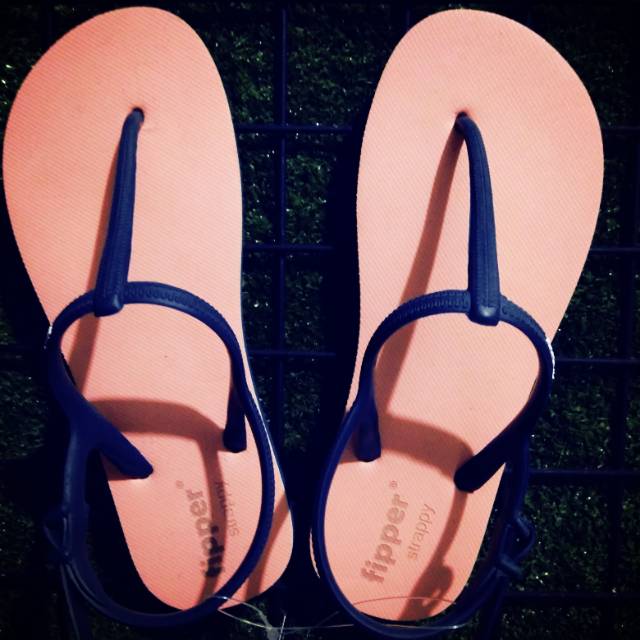 Sandal Tali Cewek Cantik Fipper Strappy 100% Original