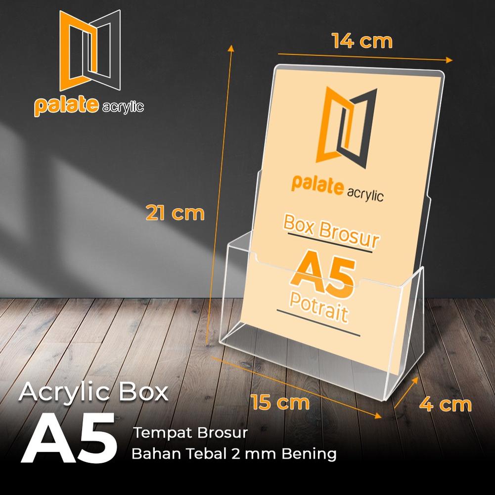 

✿Pasti Murah★➩ EH7D7 RAK / TEMPAT BROSUR BROCHURE ACRYLIC / AKRILIK BROSUR BOX A5 Z64 Best Product