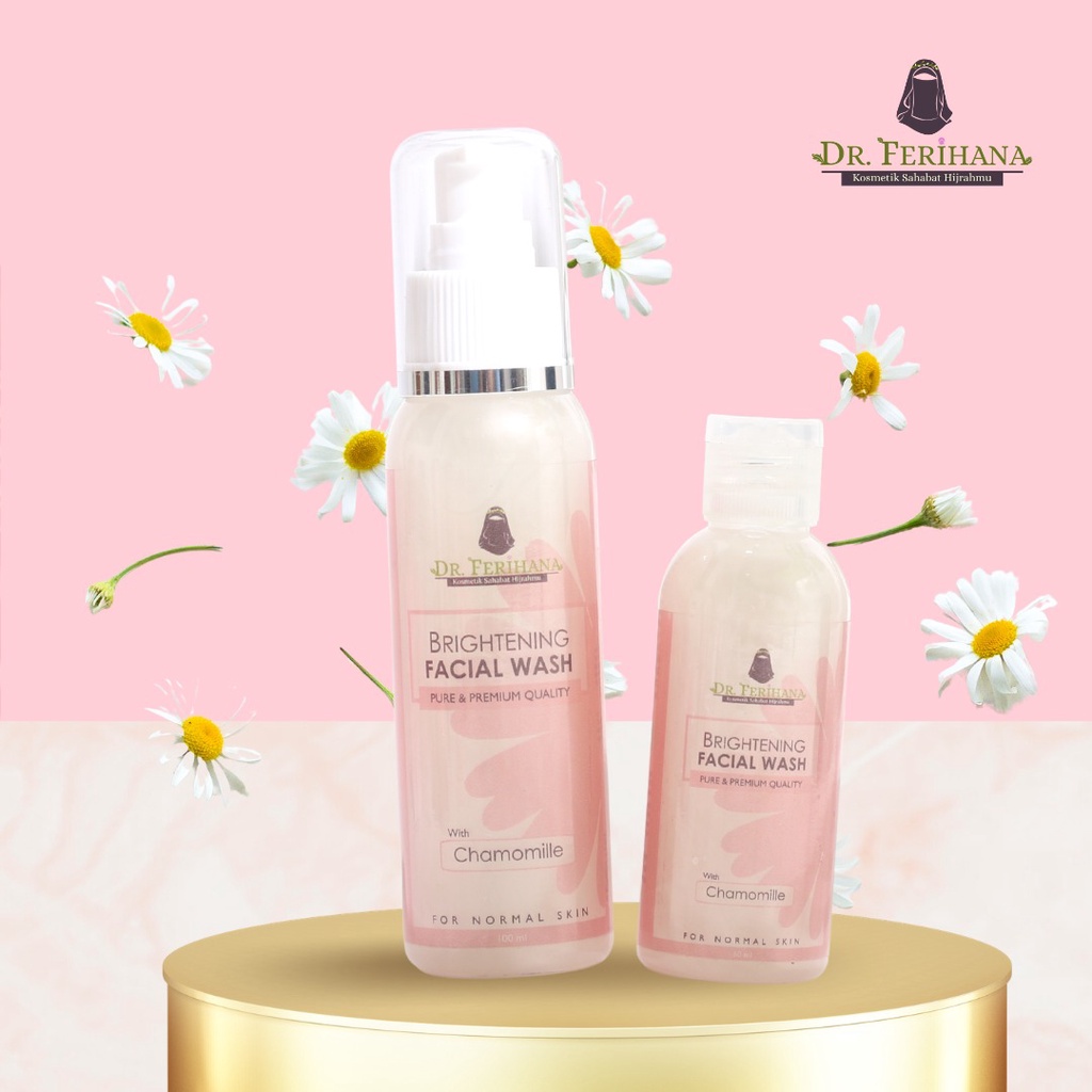 Paket Super Ekonomis Brightening &amp; Flek 2 dr. Ferihana Cosmetics &amp; Skincare Paket Untuk Kulit Wajah Normal Kering Kombinasi Yang Mampu Mencerahkan dan Memudarkan Flek BPOM LPPOM HALAL MUI