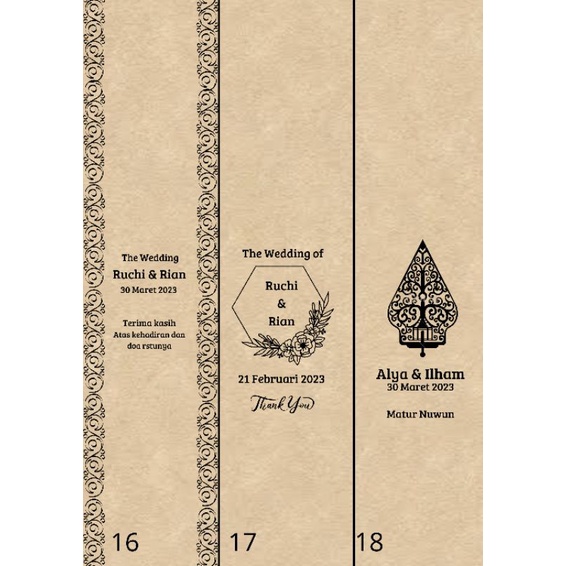 

Roll Souvenir / Label Roll Souvenir/ Label Hijab/ Label Roll Hijab / kertas Souvenir / Roll Paper