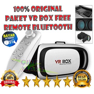 [ORIGINAL] PAKET VIRTUAL REALITY FOR SMARTPHONE + REMOTE BLUETOOTH / VR BOX 2.0 FREE REMOTE