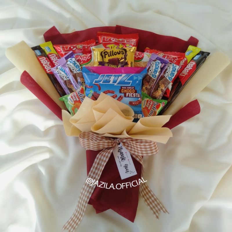 

BUKET SNACK/BUKET JAJAN/BUKET UANG/BUKET JILBAB/BUKET PERMEN/BUKET BUNGA