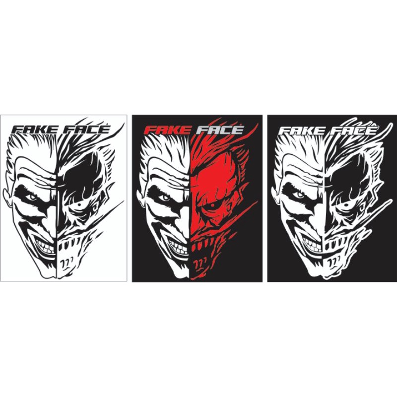 stiker cutting joker visor nmax pcx