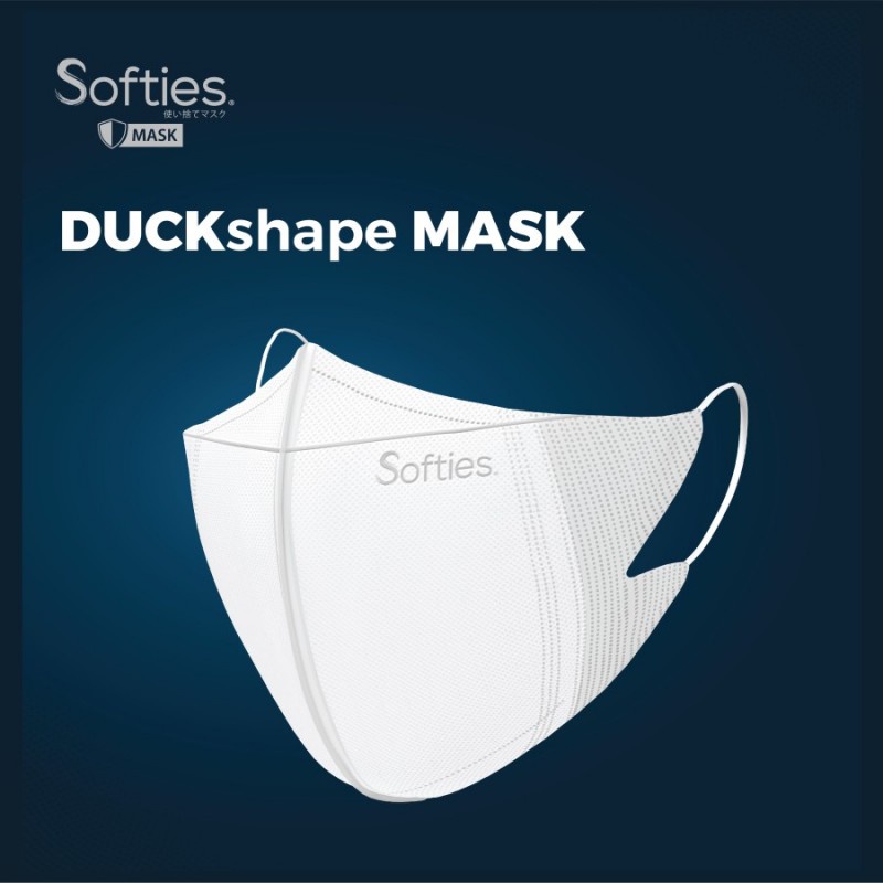 Softies Duckshape Mask Surgical 3 ply Masker Duckbill - Box 30 s