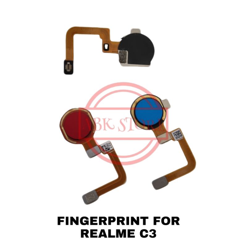 FLEXIBEL SIDIK JARI / FLEXIBLE FINGERPRINT FOR REALME C3 ORIGINAL