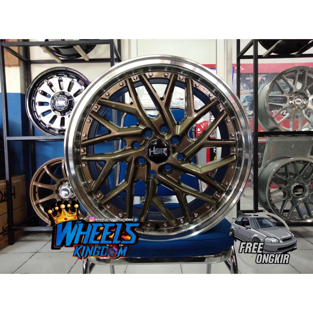 Velg Racing Mobil Ring 16 HSR SEPULU - Mobil Brio Ayla Jazz Cayla Vios Sigra Mobilio Yaris Xenia Ign