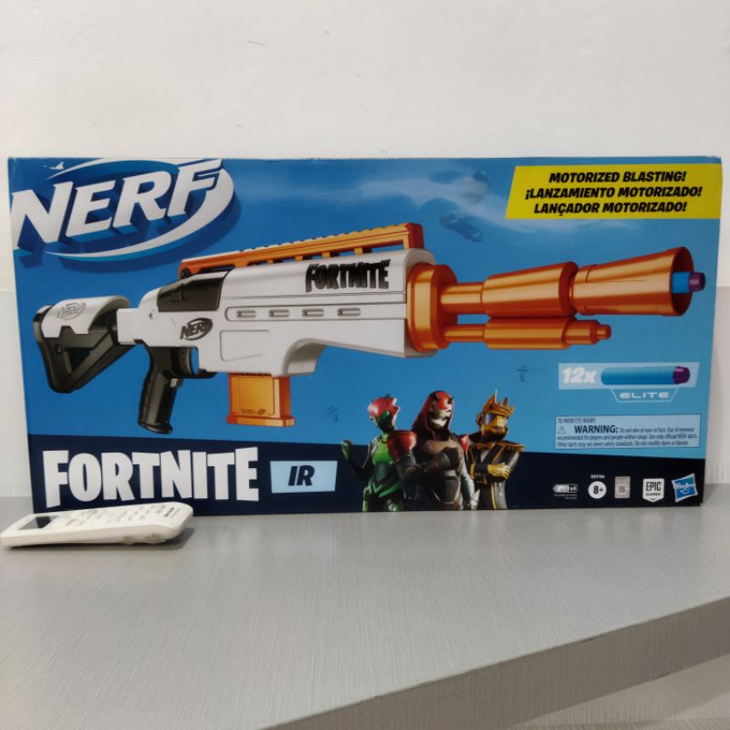 ori original nerf fortnite IR motorized blaster mainan pistol senapan tembak tembakan anak dart blasting hadiah kado ultah cowok laki besar gede outdoor luar ruangan toy toys boy boys teen