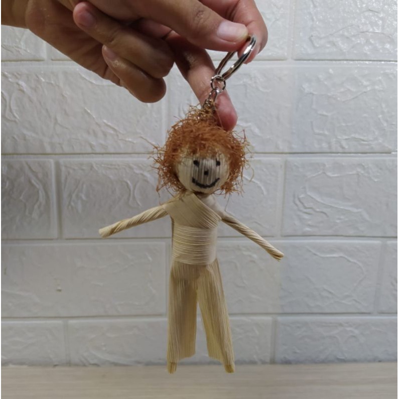 gantungan kunci kulit jagung cowok