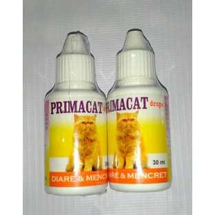 PRIMACAT DROPS OBAT ANTI DIARE &amp; MENCRET PADA KUCING PRIMA CAT 30ML