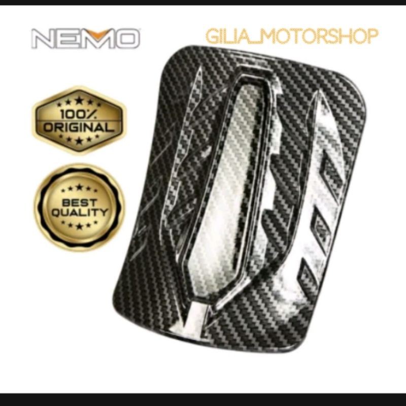 tutup bensin Nmax 2020 karbon hitam cover bensin Nmax 2020 carbon hitam nemo