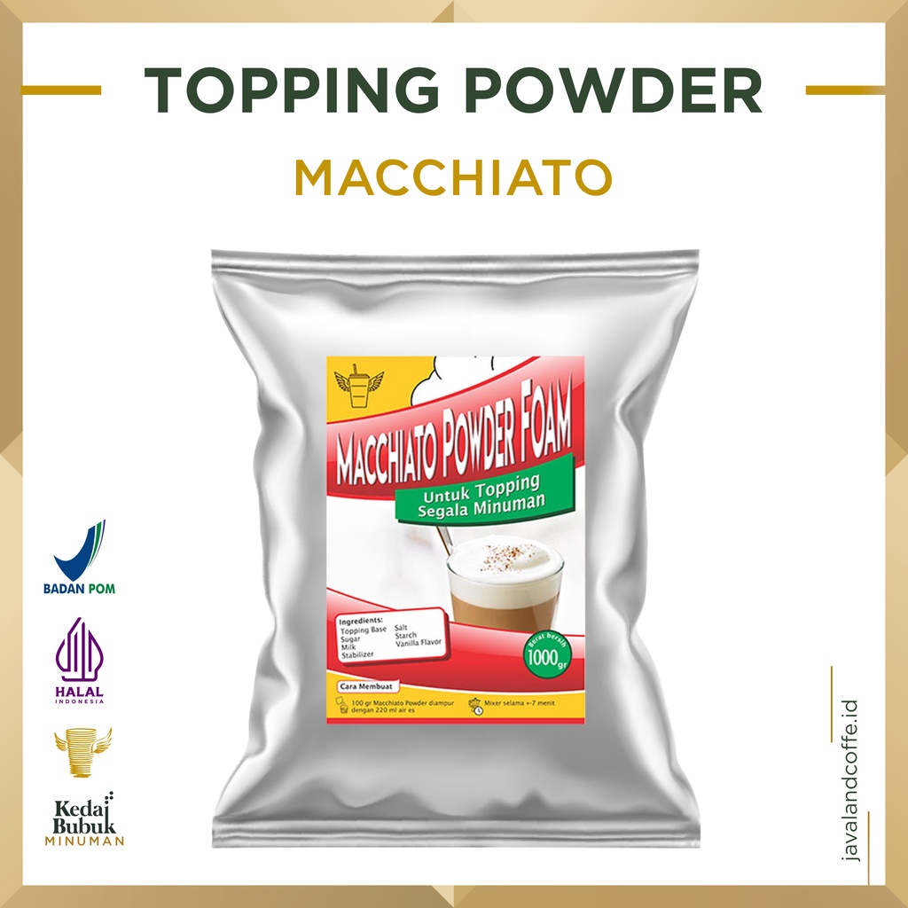 

Bubuk Macchiato Foam 1 Kg