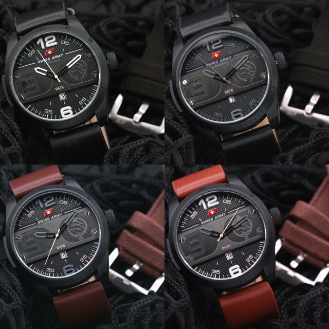 Jam Tangan Pria Analog Army 1828 Airbone ( FREE STRAP )
