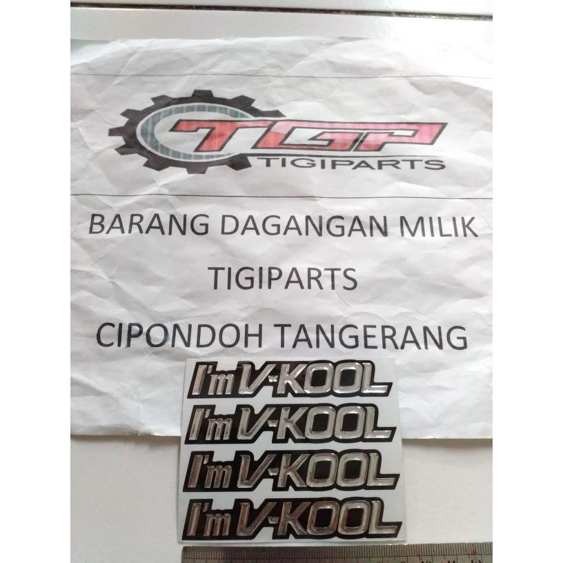 stiker timbul im vkool i'm vkool edisi ke-3 isi 4pc Terlaris