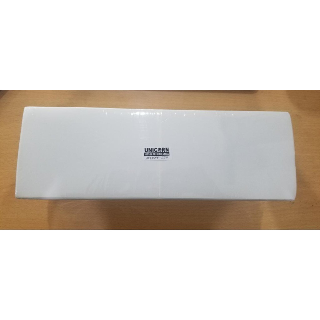 Stiker Label Resi Semicoated A6 100x150mm / 100X150 mm / 100 x 150 mm