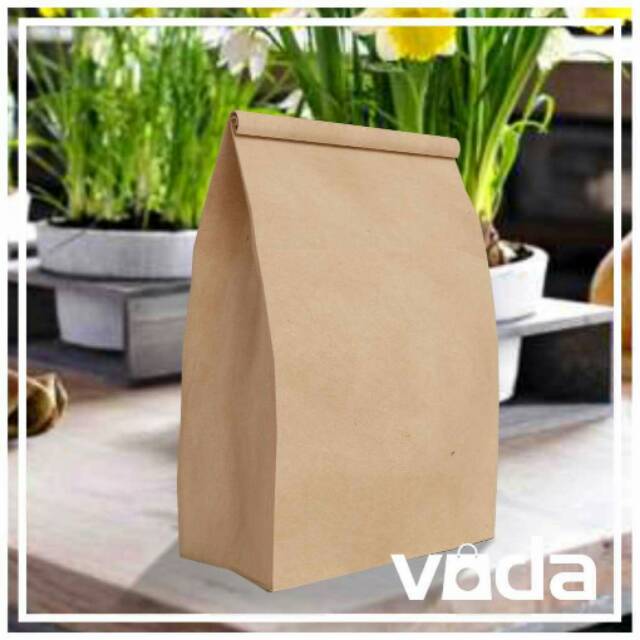 

Paper bag polos | Tempat Makanan | 12x8x23 cm