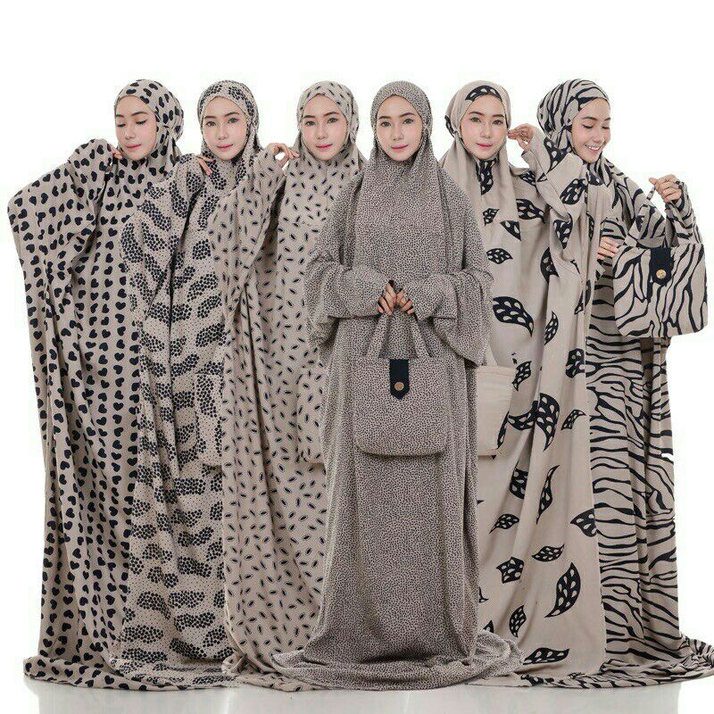 Mukena Terusan Hadramaut Syari Milo