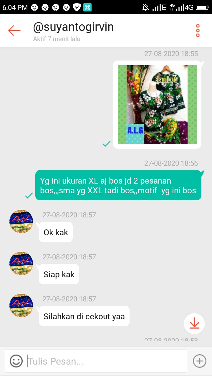 Stelan Batik Kulot Kekinian