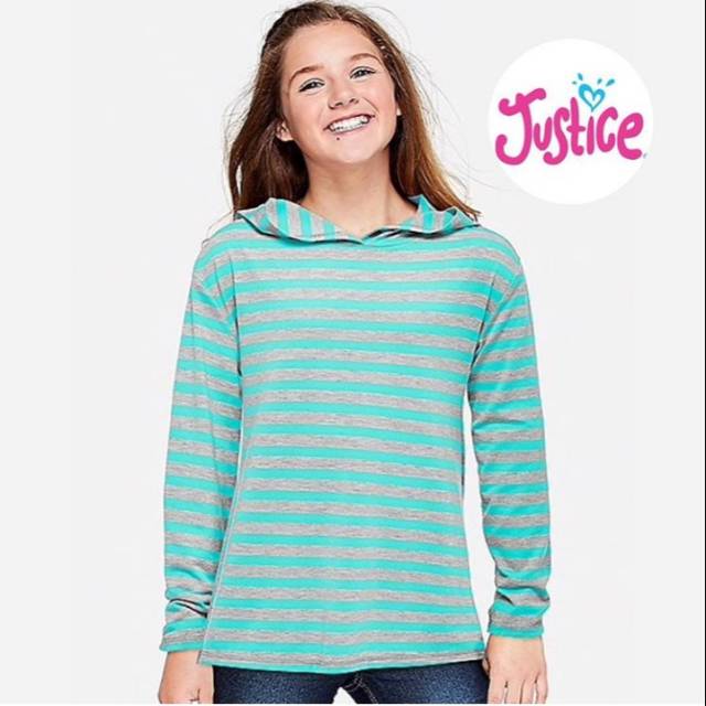 Justice Hoodie stripe