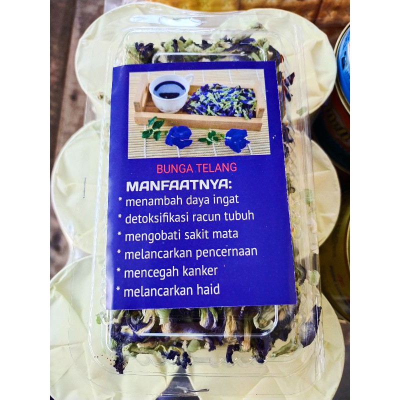 

Bunga Telang 25gr sejuta manfaat untuk kesehatan