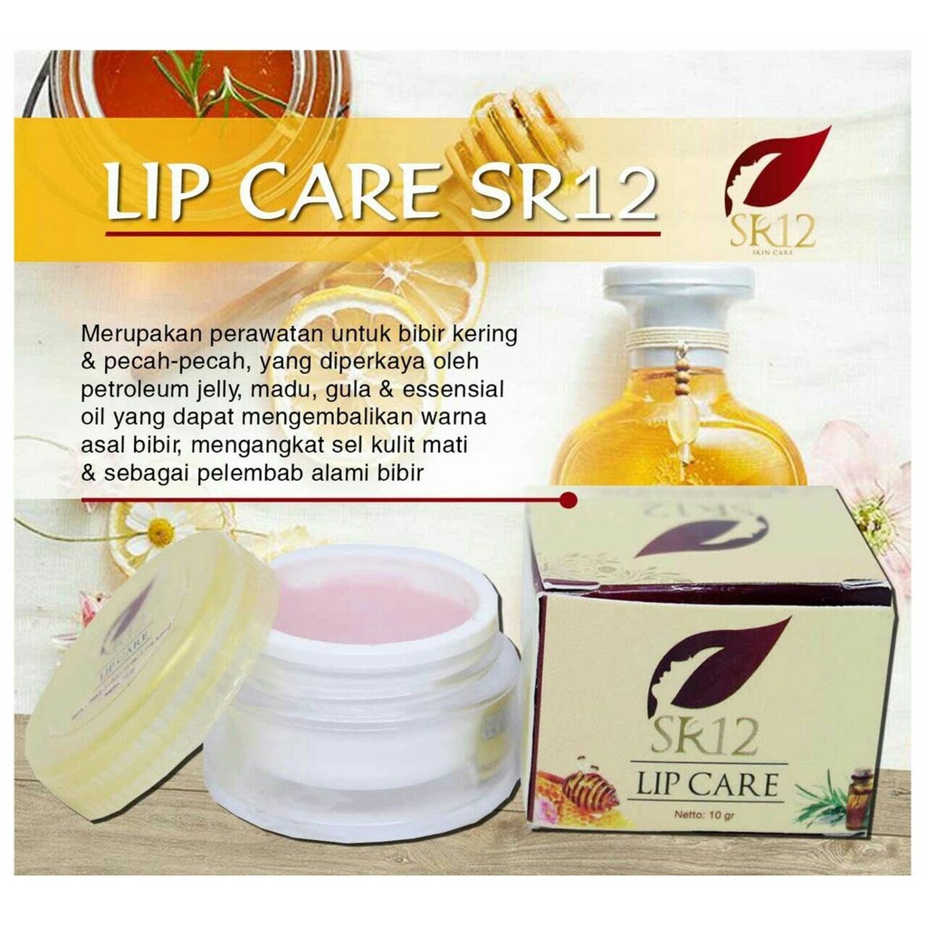 SR12 Lip Care Pelembab Bibir Alami Misssr12 Memerahkan Bibir Hitam
