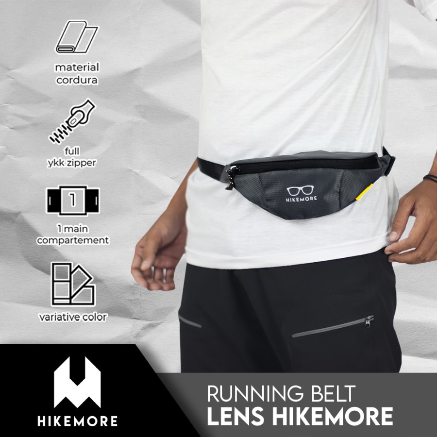 Hikemore Lens Tas Selempang Pinggang HP Smartphone Outdoor Original