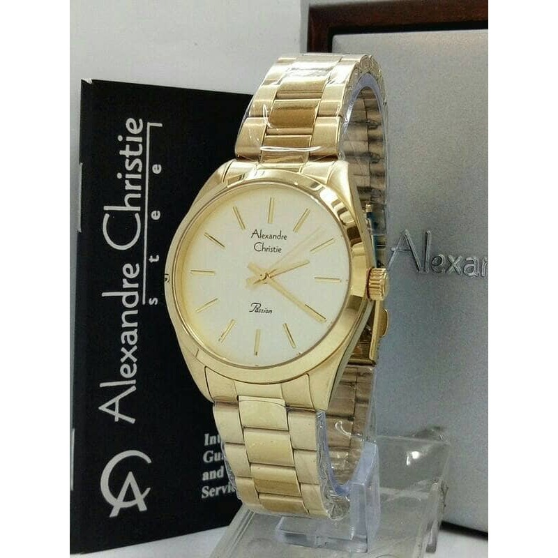 ORIGINAL ALEXANDRE CHRISTIE AC 2658 PASSION WANITA PASSION FULL GOLD ORIGINAL