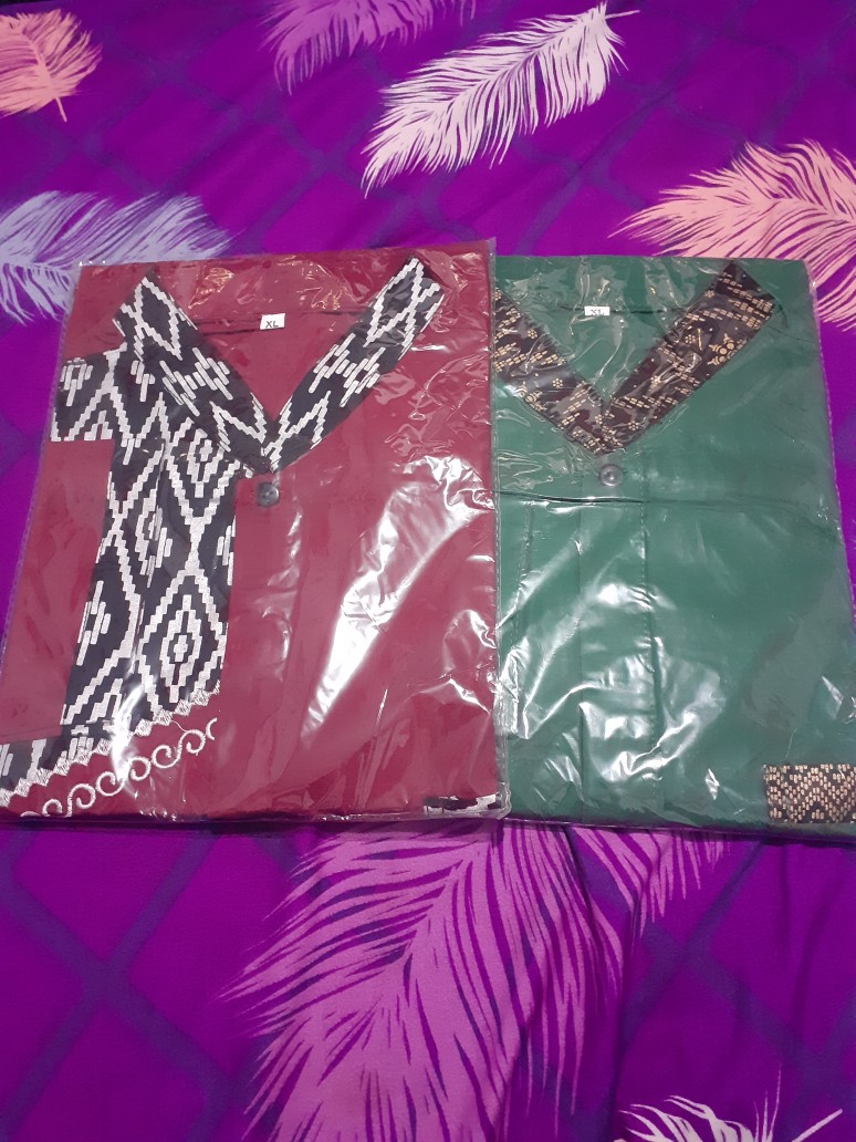 Batik Pria Lengan Panjang Batik Anak Hrb026 Motif Keratonan Kode 002 Size M L Xl Xxl Reguler Seller