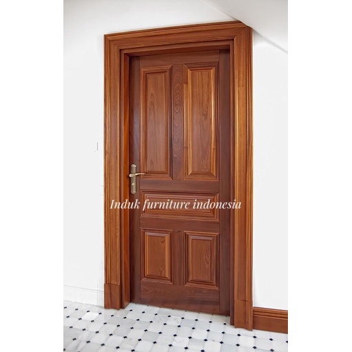 KUSEN PINTU JATI SOLID MINIMALIS. PINTU KUSEN RUMAH