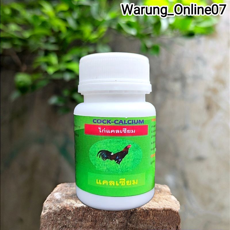 Cock Calcium Penguat Tulang Ayam Calcium Lactate & Vitamin D3 Untuk Memperkuat Tulang & Membentuk Ma