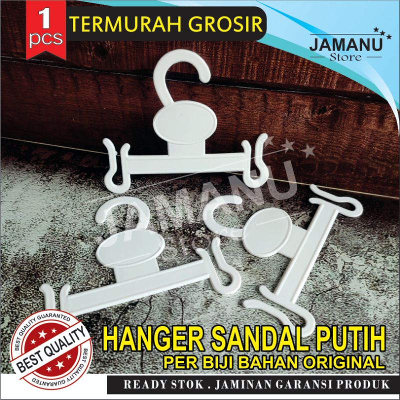 Hanger Display Sandal Jepit Gantungan - Warna Putih per 1Buah