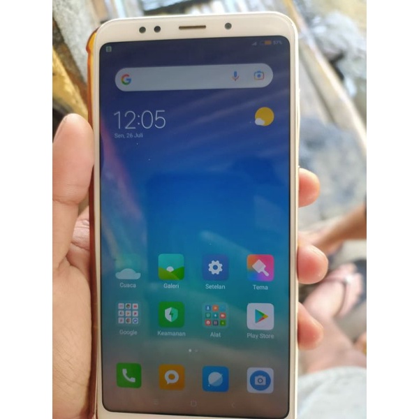 hp xiomi 5+ ram 4/64 hp rusak