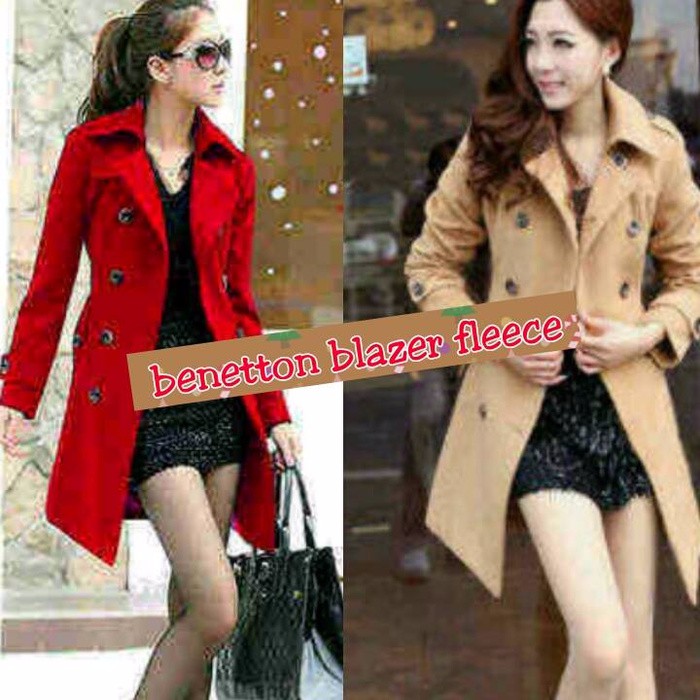 Benetton Fleece Blazer