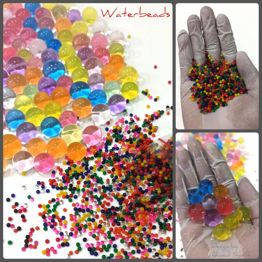 ST Mainan Edukatif seni Kerajinan Anak Water Beads / Waterbeads / Hydrogel COLORS-Mainan Anak Murah Cewek Cowok Usia 4 5 6 7 8 Tahun