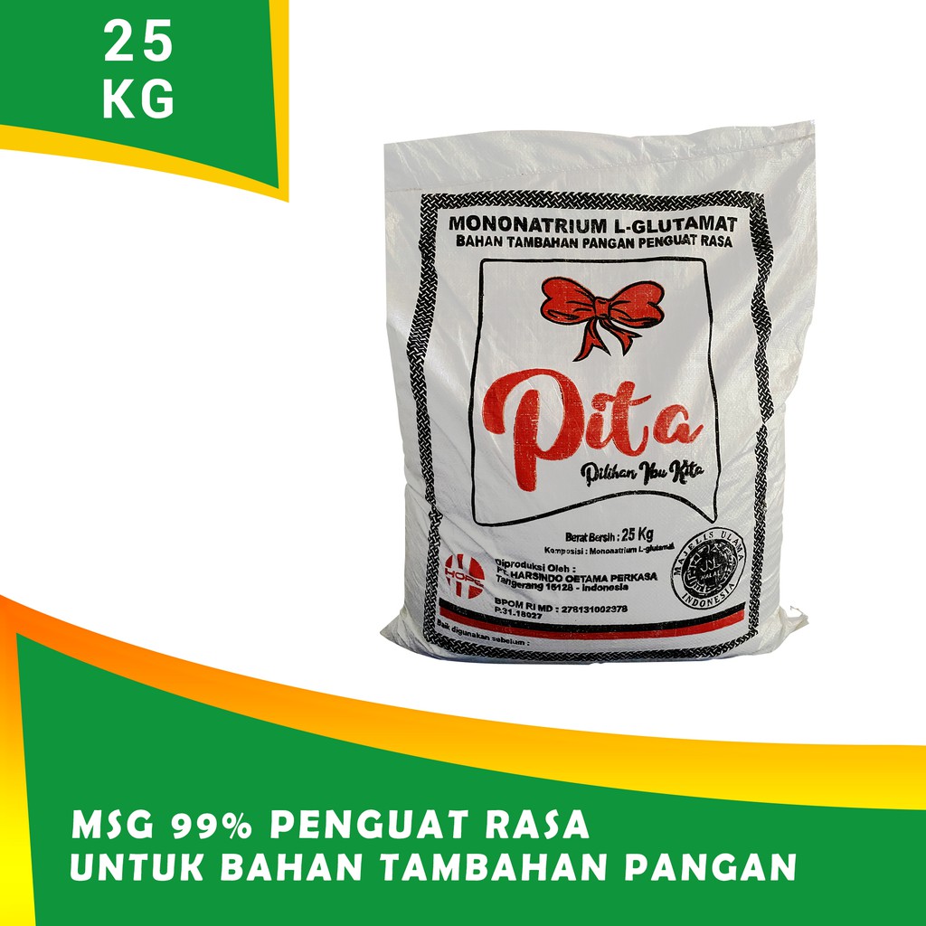 

MSG PITA 99% 25kg/Vetsin/Micin/Mecin/Penyedap Rasa