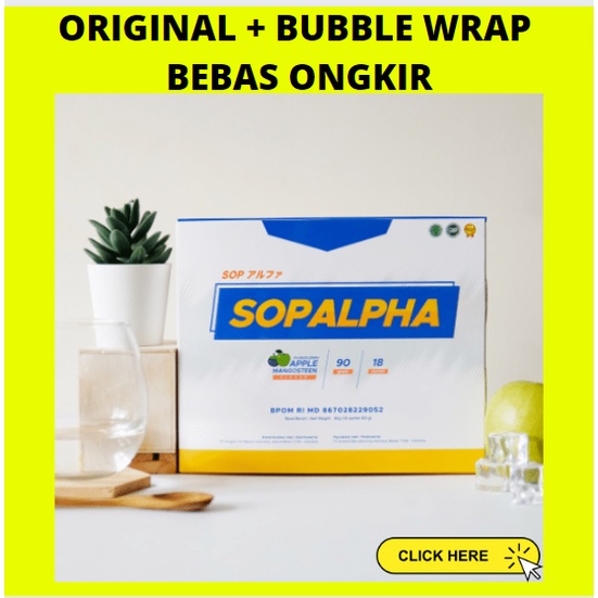 SOPALPHA 1 BOX ISI 18 SACHET HALAL IMMUN BOOSTER ORI BPOM SOP ALPHA SOPALPA darensgown