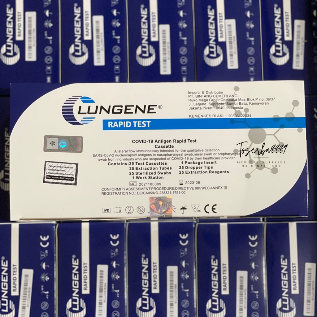 AKL LUNGENE CLUNGENE BIRU ANTIGEN AG ISI 25 SET