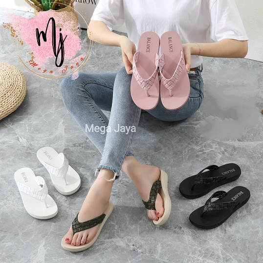 Sandal wanita import murah sendal jepit perempuan modis kekinian