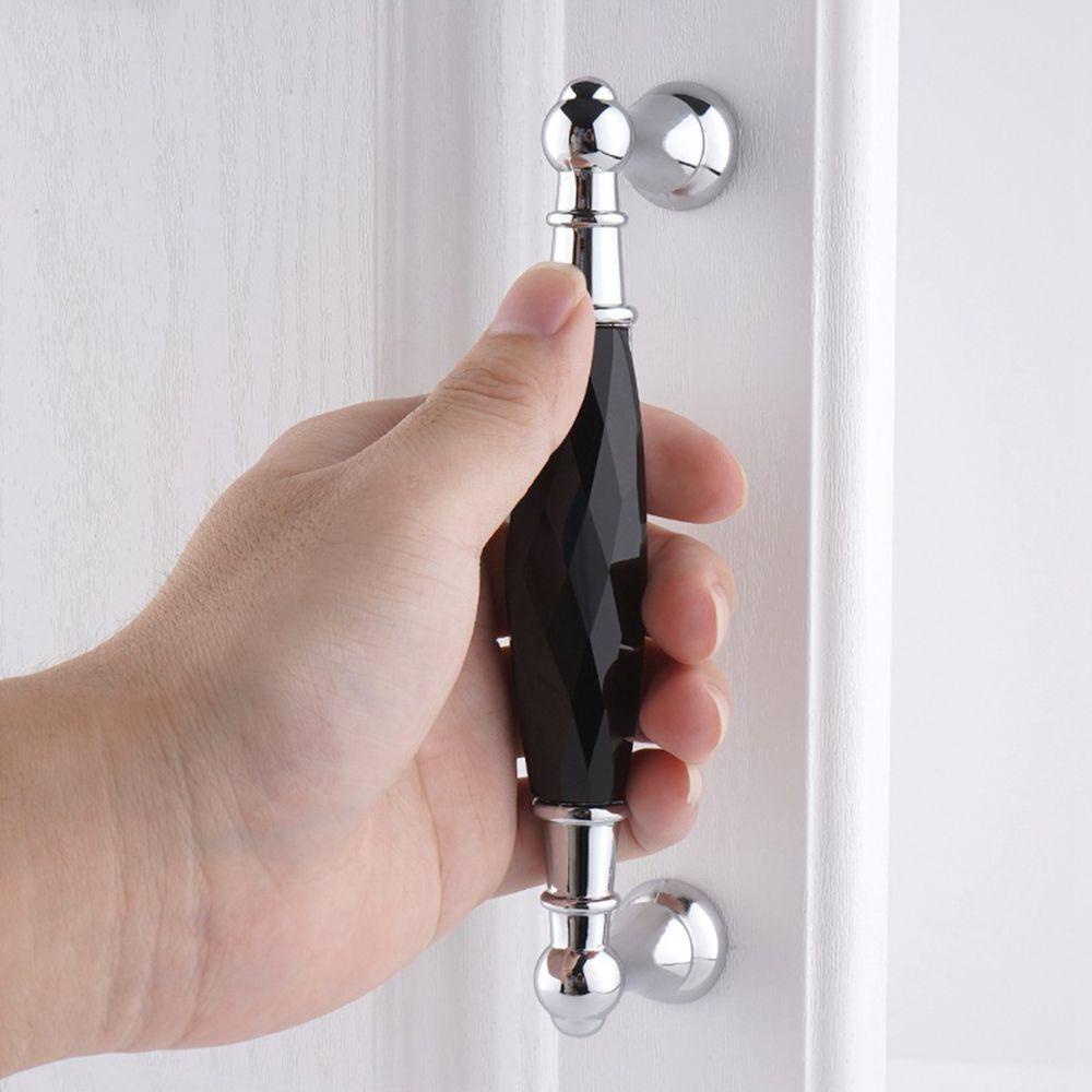 TOP Crystal Handle Modern Zinc Alloy Lemari Furniture Hardware Gagang Lemari