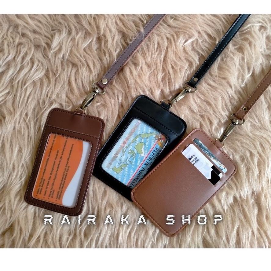 

Izj03 Id Card Kulit Name Tag Kulit Card Holder ,.,.,.,,