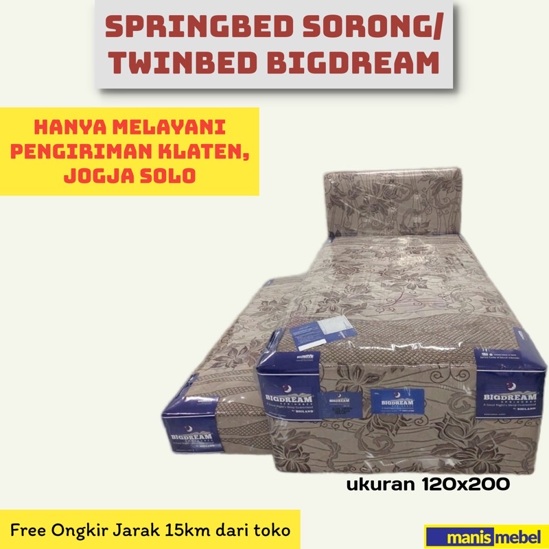 TWIN BED SORONG BIGDREAM/TWIN BED SORONG/TWIN BED BIGDREAM/SPRINGBED SORONG