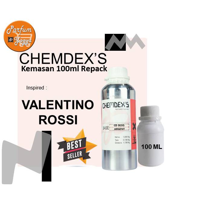 BIBIT PARFUM MURNI CHEMDEXS VALENTINO ROSI 100 ML | CHEMDEX VALENTINO ROSSI | BEST SELLER | UNISEX