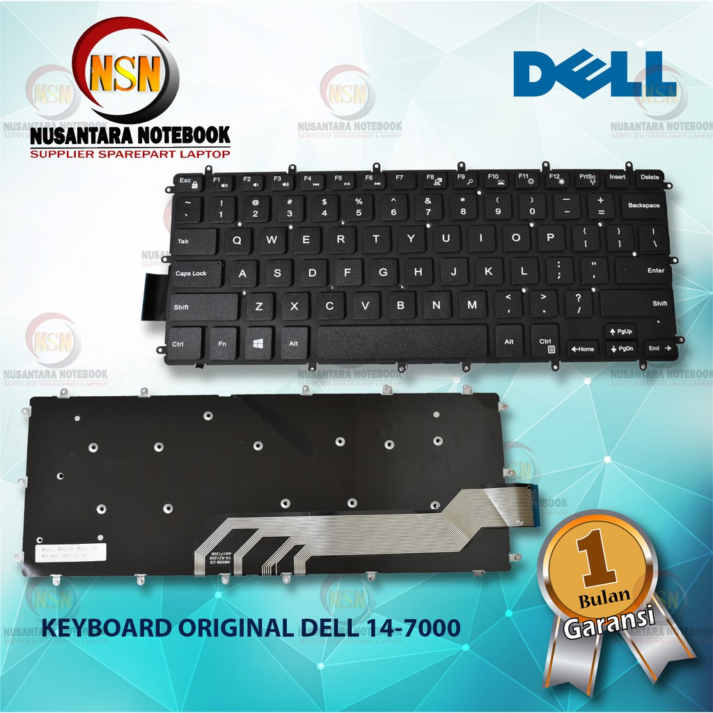 Keyboard Original Dell Inspiron 14 14-7000 14-7460 14-7466 14-7467