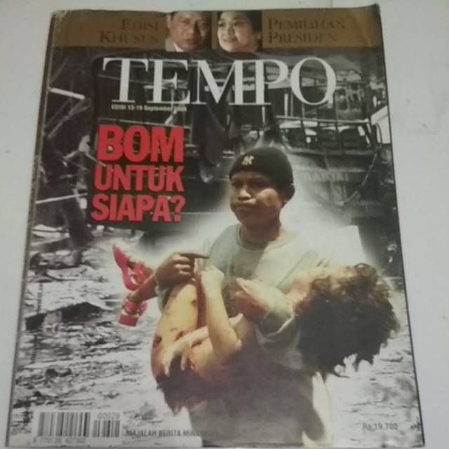 Majalah edisi khusus tempo  bom untuk siapa