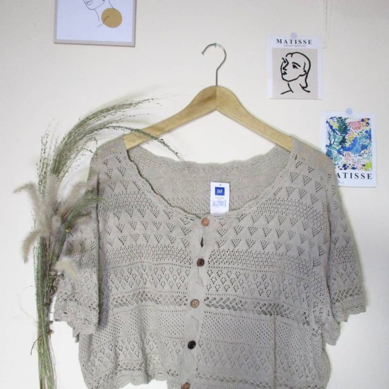 CARDIGAN RAJUT CROP/MU KOREAN KNIT/KOREAN KNITWEAR/RAJUT KOREA/RAJUT IMPOR MURAH/RAJUT CROP/KOREAN S