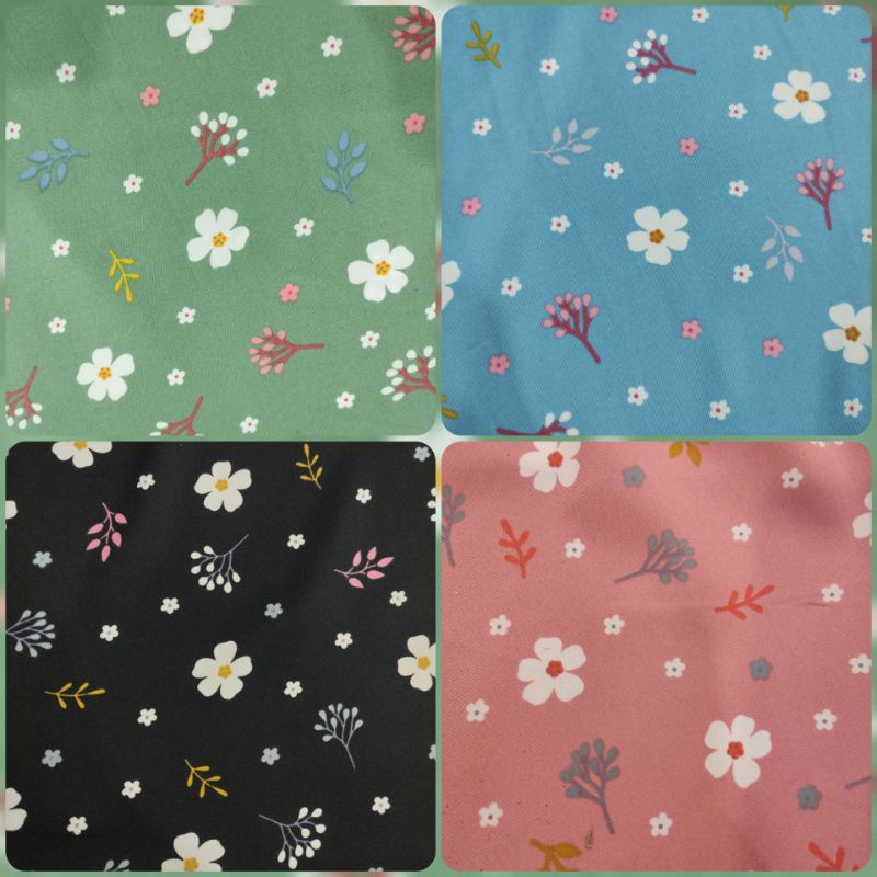 Kain Shakila Motif Bunga Cantik  001 A