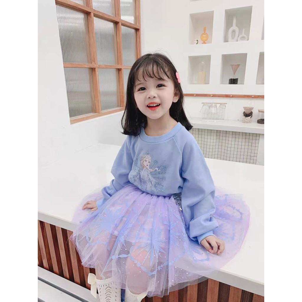 babyfit SWEATER ELLSA baju setelan anak perempuan blus lengan panjang dengan rok tutu